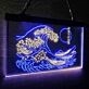 The Great Wave Off Kanagawa Japan Dual LED Neon Sign for Artistic and Cultural Spaces
