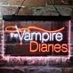 The Vampire Diaries Dual LED Neon Sign for TV Show Fans