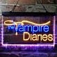 The Vampire Diaries Dual LED Neon Sign for TV Show Fans