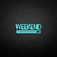 'Weekend' neon sign
