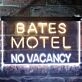 Bates Motel No Vacancy Halloween Dual LED Neon Sign for Halloween and Fun Spaces