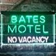Bates Motel No Vacancy Halloween Dual LED Neon Sign for Halloween and Fun Spaces