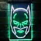Batman Dual LED Neon Sign for Superhero Fans
