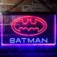 Batman Hero Dual LED Neon Sign for Superhero Fans
