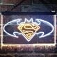 Batman vs Superman Hero Dual LED Neon Sign for Superhero Fans
