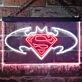 Batman vs Superman Hero Dual LED Neon Sign for Superhero Fans