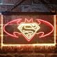 Batman vs Superman Hero Dual LED Neon Sign for Superhero Fans