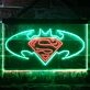 Batman vs Superman Hero Dual LED Neon Sign for Superhero Fans