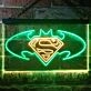 Batman vs Superman Hero Dual LED Neon Sign for Superhero Fans
