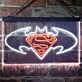 Batman vs Superman Hero Dual LED Neon Sign for Superhero Fans