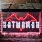Batwoman Batman Dual LED Neon Sign for Superhero Fans