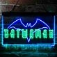 Batwoman Batman Dual LED Neon Sign for Superhero Fans