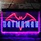 Batwoman Batman Dual LED Neon Sign for Superhero Fans