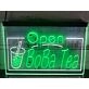 Boba Tea Dual LED Neon Sign for Refreshing and Fun Spaces