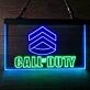 Call Of Duty Dual LED Neon Sign for Gaming Fans