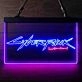 Cyberpunk Dual LED Neon Sign for Gaming and Sci-Fi Fans
