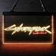 Cyberpunk Dual LED Neon Sign for Gaming and Sci-Fi Fans