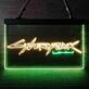 Cyberpunk Dual LED Neon Sign for Gaming and Sci-Fi Fans