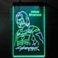 Cyberpunk Johnny Silverhand Dual LED Neon Sign for Gaming and Sci-Fi Fans