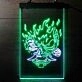Cyberpunk Samurai Dual LED Neon Sign for Gaming and Sci-Fi Fans