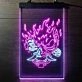 Cyberpunk Samurai Dual LED Neon Sign for Gaming and Sci-Fi Fans