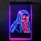 Demon Slayer Nezuko v1 Dual LED Neon Sign for Anime Fans