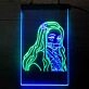Demon Slayer Nezuko v1 Dual LED Neon Sign for Anime Fans
