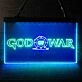God of War Dual LED Neon Sign for Gaming Fans