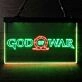 God of War Dual LED Neon Sign for Gaming Fans
