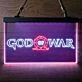 God of War Dual LED Neon Sign for Gaming Fans
