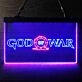 God of War Dual LED Neon Sign for Gaming Fans