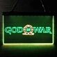 God of War Dual LED Neon Sign for Gaming Fans