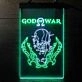 God of War Kratos Dual LED Neon Sign for Gaming Fans