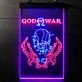 God of War Kratos Dual LED Neon Sign for Gaming Fans