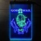 God of War Kratos Dual LED Neon Sign for Gaming Fans