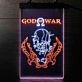 God of War Kratos Dual LED Neon Sign for Gaming Fans
