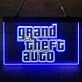 Grand Theft Auto Dual LED Neon Sign for Gaming Fans