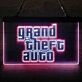 Grand Theft Auto Dual LED Neon Sign for Gaming Fans