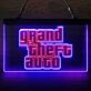 Grand Theft Auto Dual LED Neon Sign for Gaming Fans