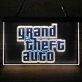 Grand Theft Auto Dual LED Neon Sign for Gaming Fans