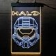 Halo Infinite Helmet Dual LED Neon Sign for Gaming Fans