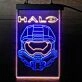 Halo Infinite Helmet Dual LED Neon Sign for Gaming Fans