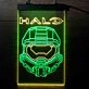 Halo Infinite Helmet Dual LED Neon Sign for Gaming Fans