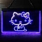 Hello Kitty Dual LED Neon Sign for Fans and Playful Spaces