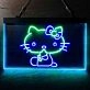 Hello Kitty Dual LED Neon Sign for Fans and Playful Spaces
