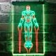 Iron Man Hero Dual LED Neon Sign for Superhero Fans