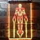 Iron Man Hero Dual LED Neon Sign for Superhero Fans