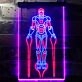 Iron Man Hero Dual LED Neon Sign for Superhero Fans