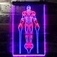 Iron Man Hero Dual LED Neon Sign for Superhero Fans