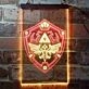 Legend Of Zelda Link Shield Dual LED Neon Sign for Gaming Fans